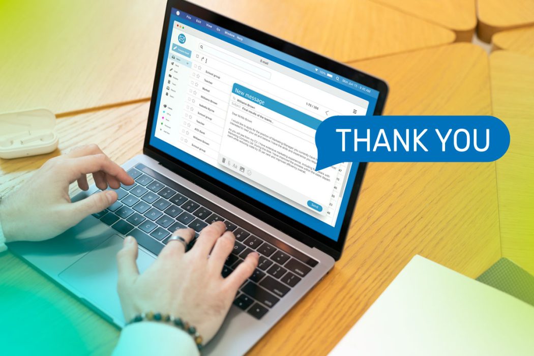 thank you emails after an interview